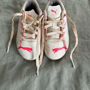 Puma Kids Sneakers - Cream and Pink